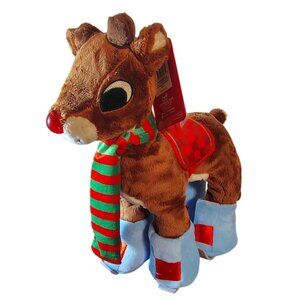 Animated Rudolph the Red Nosed Reindeer Moving Singing Musical Christmas, 13"